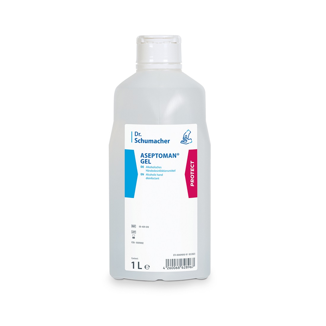 ASEPTOMAN® GEL alkoholisches Händedesinfektionsgel Spenderflasche 1 Liter_PZN 10