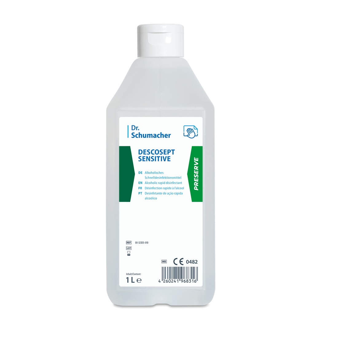 DESCOSEPT SENSITIVE Flächen-Schnelldesinfektion alkoholisch 1 Liter Flasche_PZN