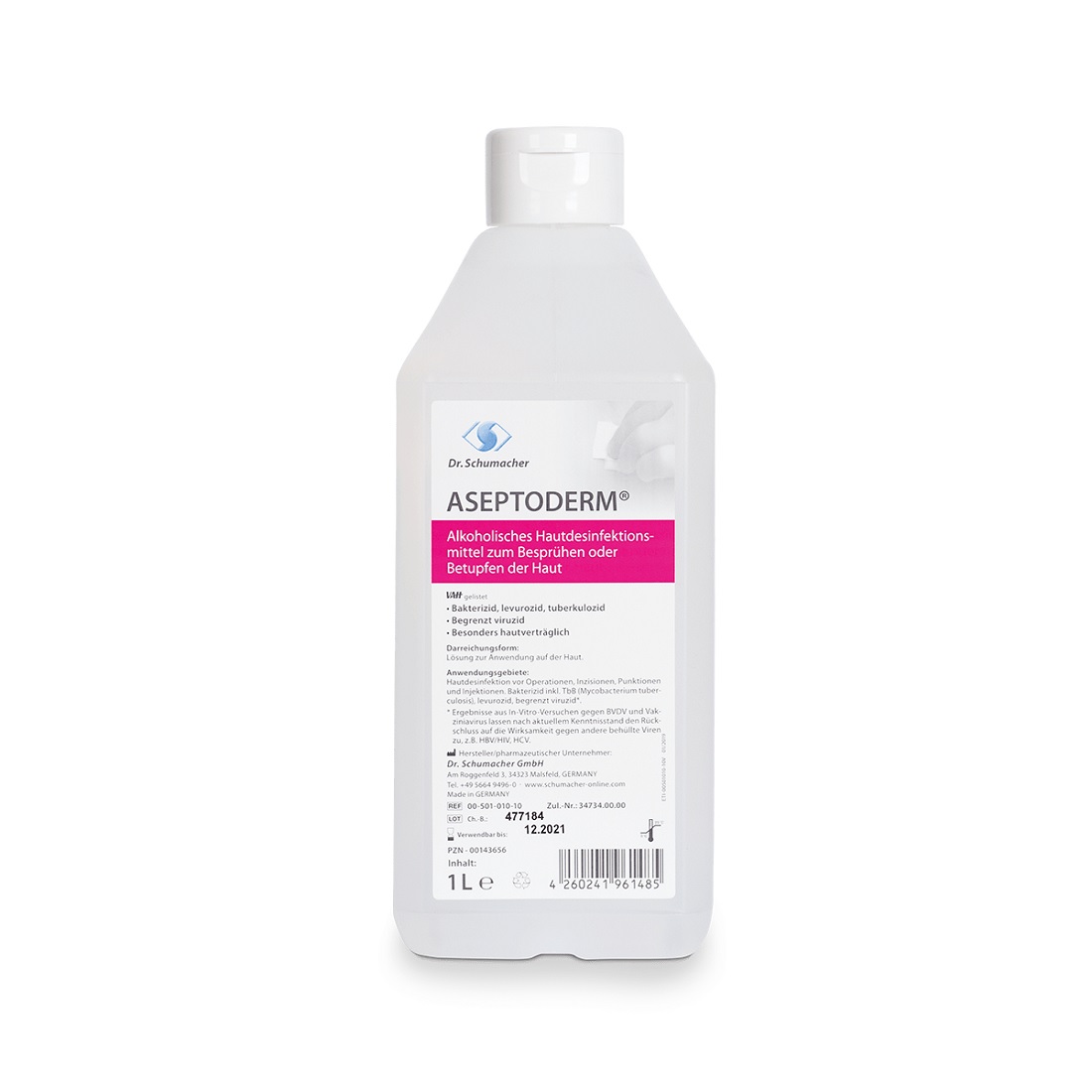 ASEPTODERM® Hautdesinfektion alkoholisch Flasche 1 Liter_PZN 00143656.jpg